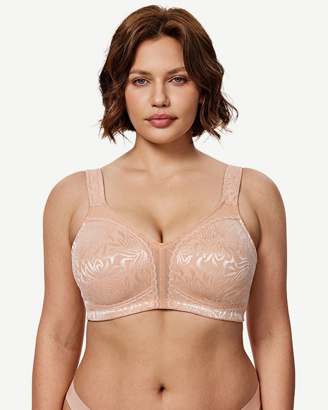 Full Coverage Minimizer Bra Wire-free, Pink Nude
