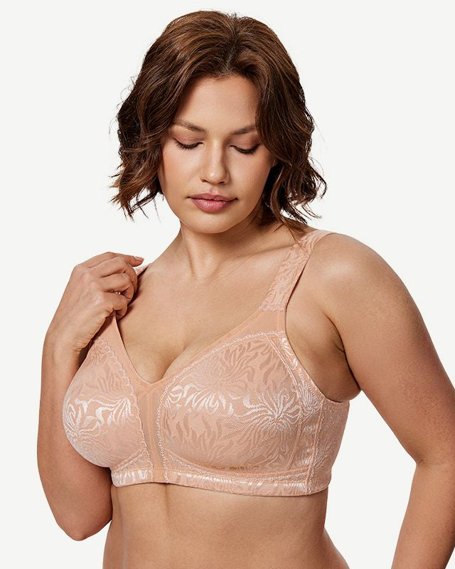 Full Coverage Minimizer Bra Wire-free, Pink Nude