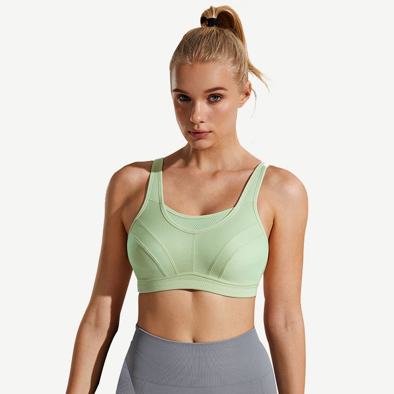 High Impact Large Bust Full Coverage Workout Bras Green