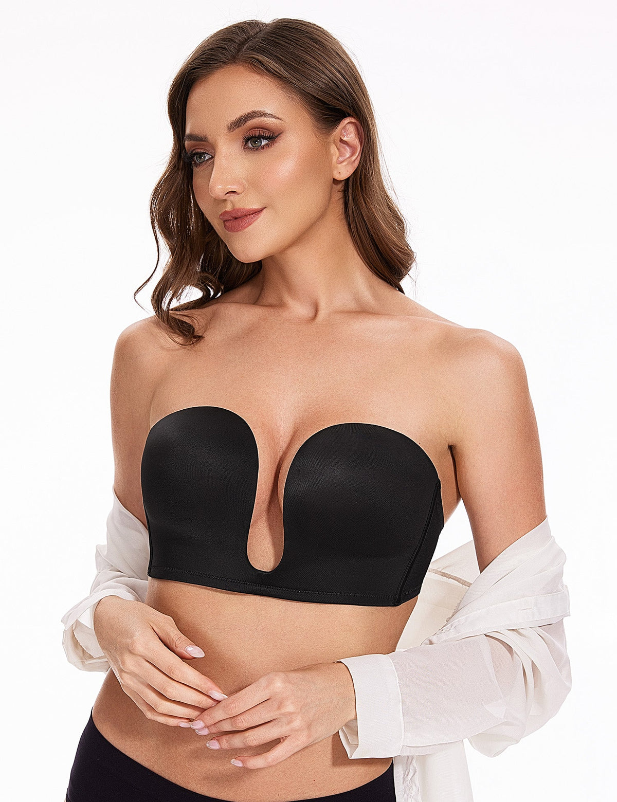 Strapless Lace Multi - Way Bra | Lightly Lined with Convertible Straps - WingsLove