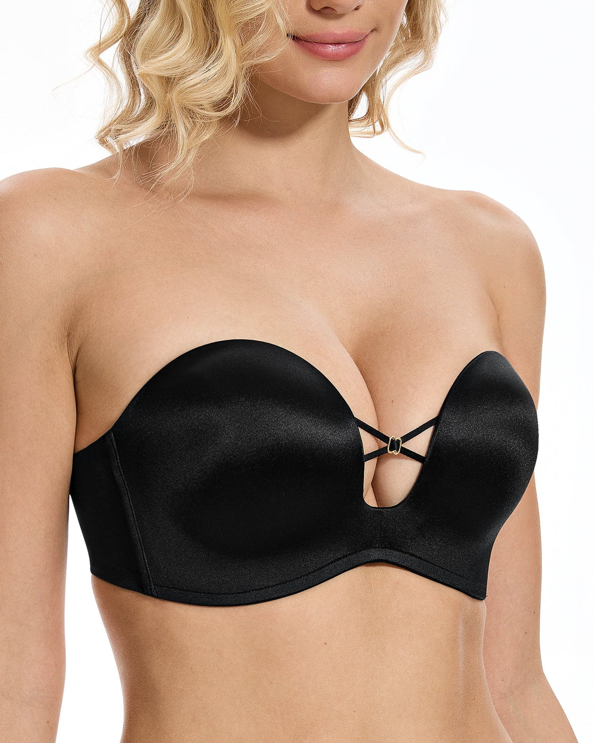 Strapless Seamless Lift With Stay Put Support Bra - WingsLove