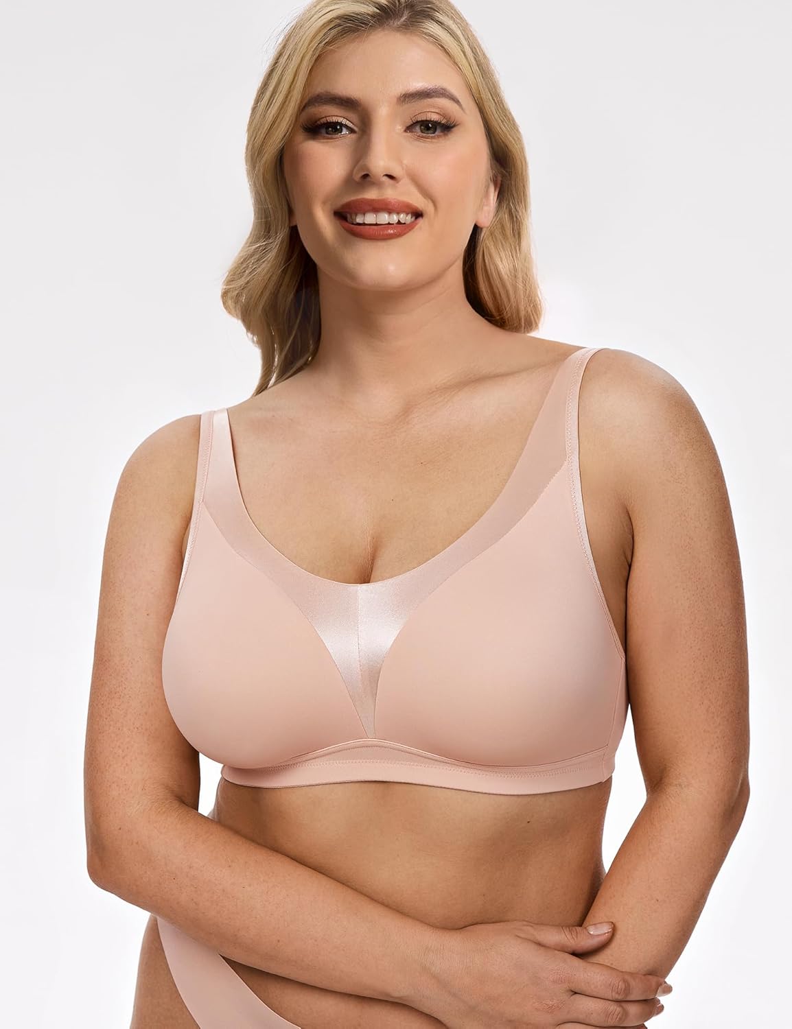 Wireless Full - Coverage Smoothing U - Back Bra - WingsLove