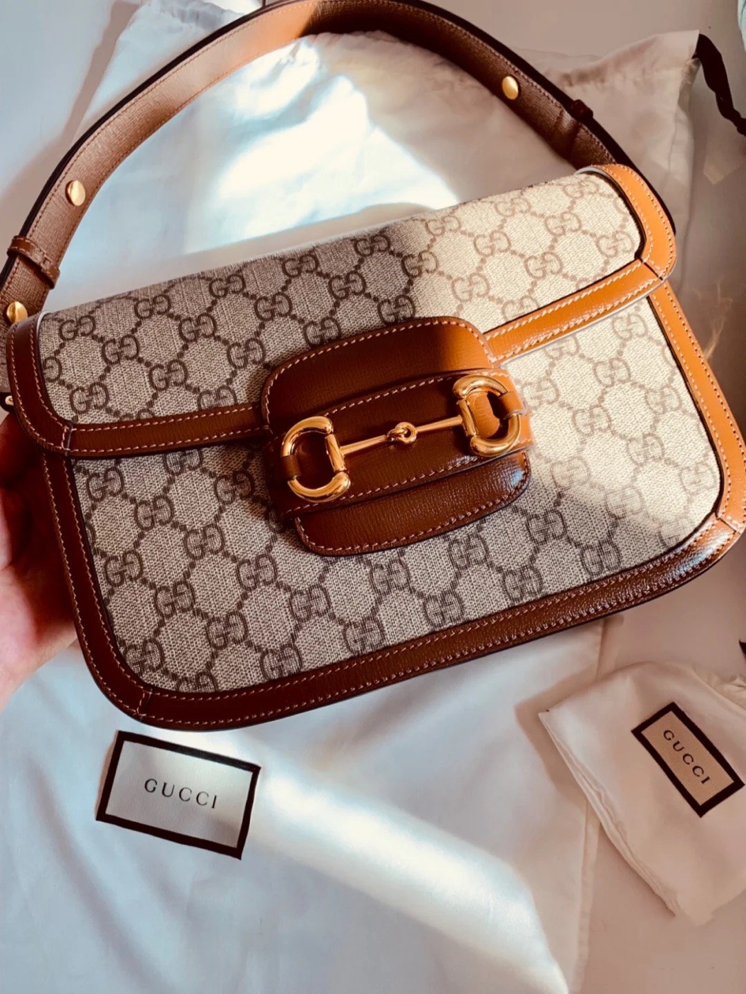 Gucci 1955 Horsebit shoulder bag - WingsLove