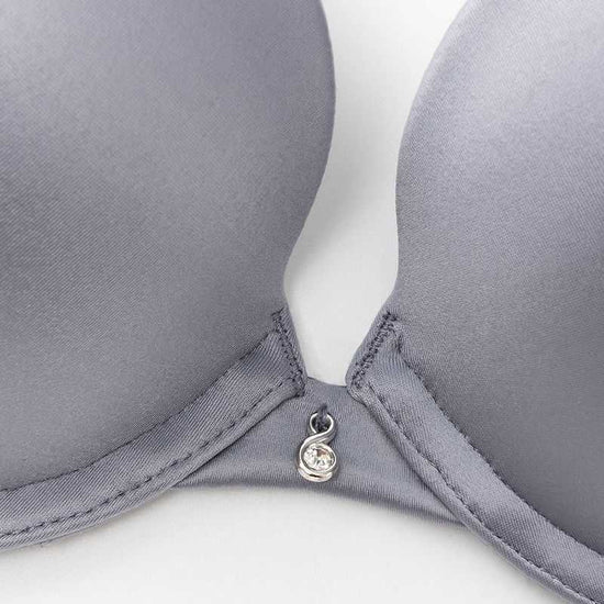 Everyday Plunge Push-Up T-Shirt Bra, Grey Wingslove