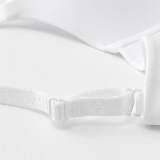 Everyday Plunge Push-Up T-Shirt Bra, White wingslove