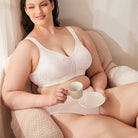 Full Coverage Minimizer Bra Wire-free, Sandshell Pink wingslove