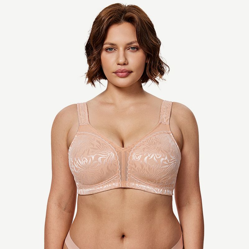 Full Coverage Minimizer Bra Wire-free, Pink Nude