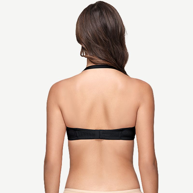 Full Figure Strapless Multiway Bra with Underwire, Black Wingslove