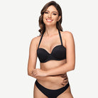 Full Figure Strapless Multiway Bra with Underwire, Black Wingslove