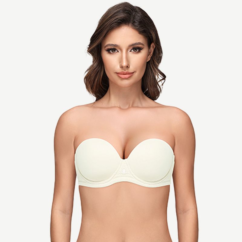 Full Figure Strapless Multiway Bra with Underwire, Ivory Wingslove