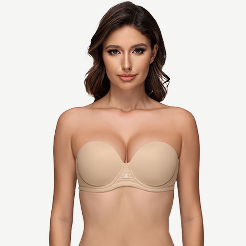 Full Figure Strapless Multiway Bra with Underwire, Nude Wingslove