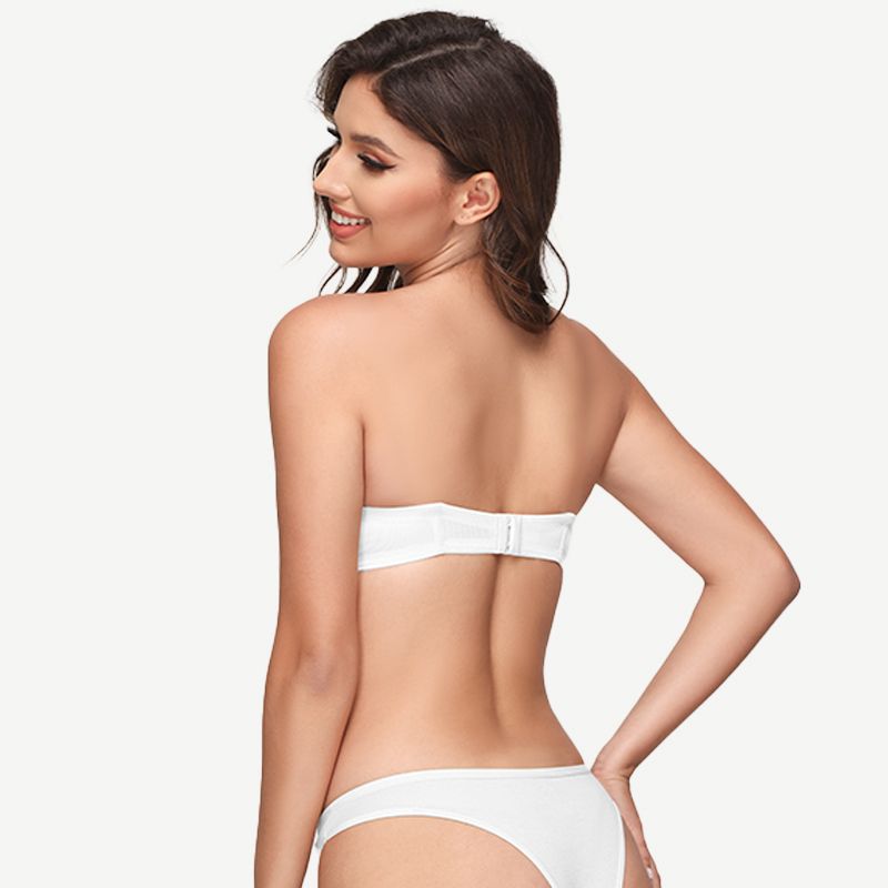 Full Figure Strapless Multiway Bra with Underwire, White Wingslove