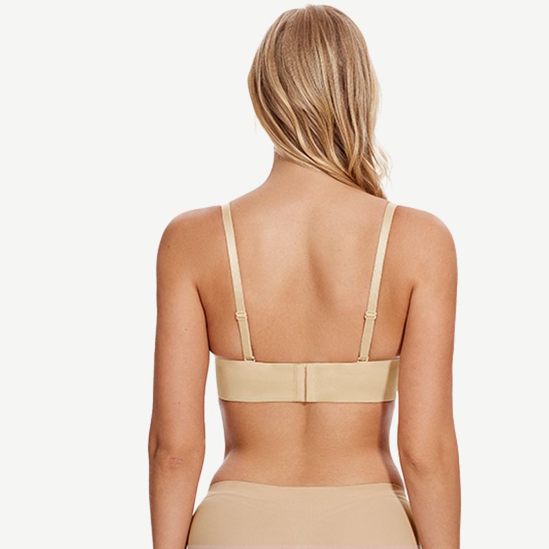 Multiway Push-Up Strapless Wireless Bra, Nude Wingslove