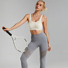 Wireless Sports Non-Padded Bra Bounce Control, Ivory Wingslove