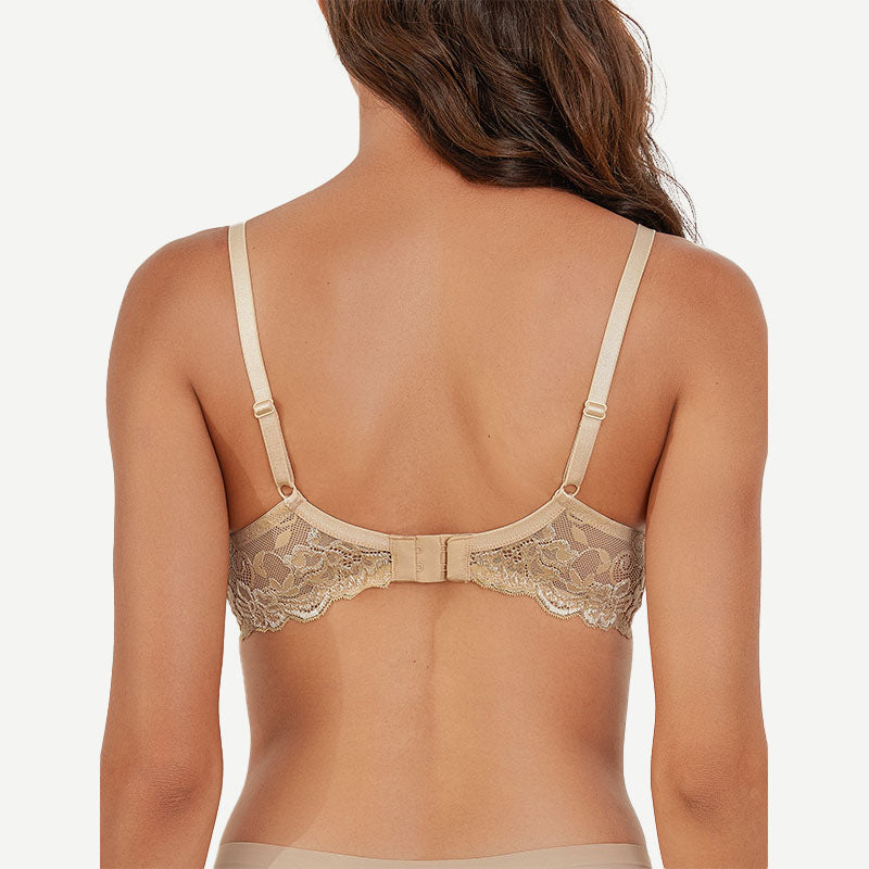 floral-lace-push-up-lightly-padded-demi-plunge-underwire-bra-nude wingslove