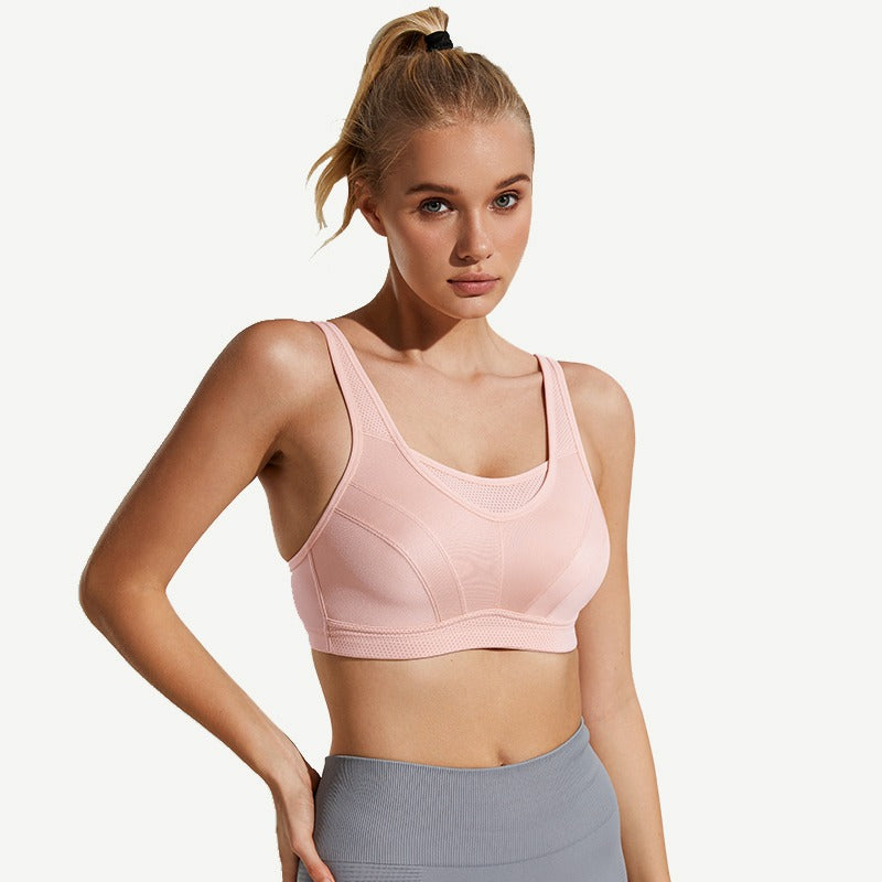 High Impact Large Bust Full Coverage Workout Bras Pink