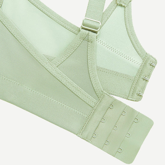 Plus Size High Impact Large Bust Full Coverage Workout Bras Green
