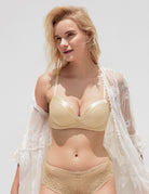 Smooth Lift Seamless Support Bra Nude - WingsLove