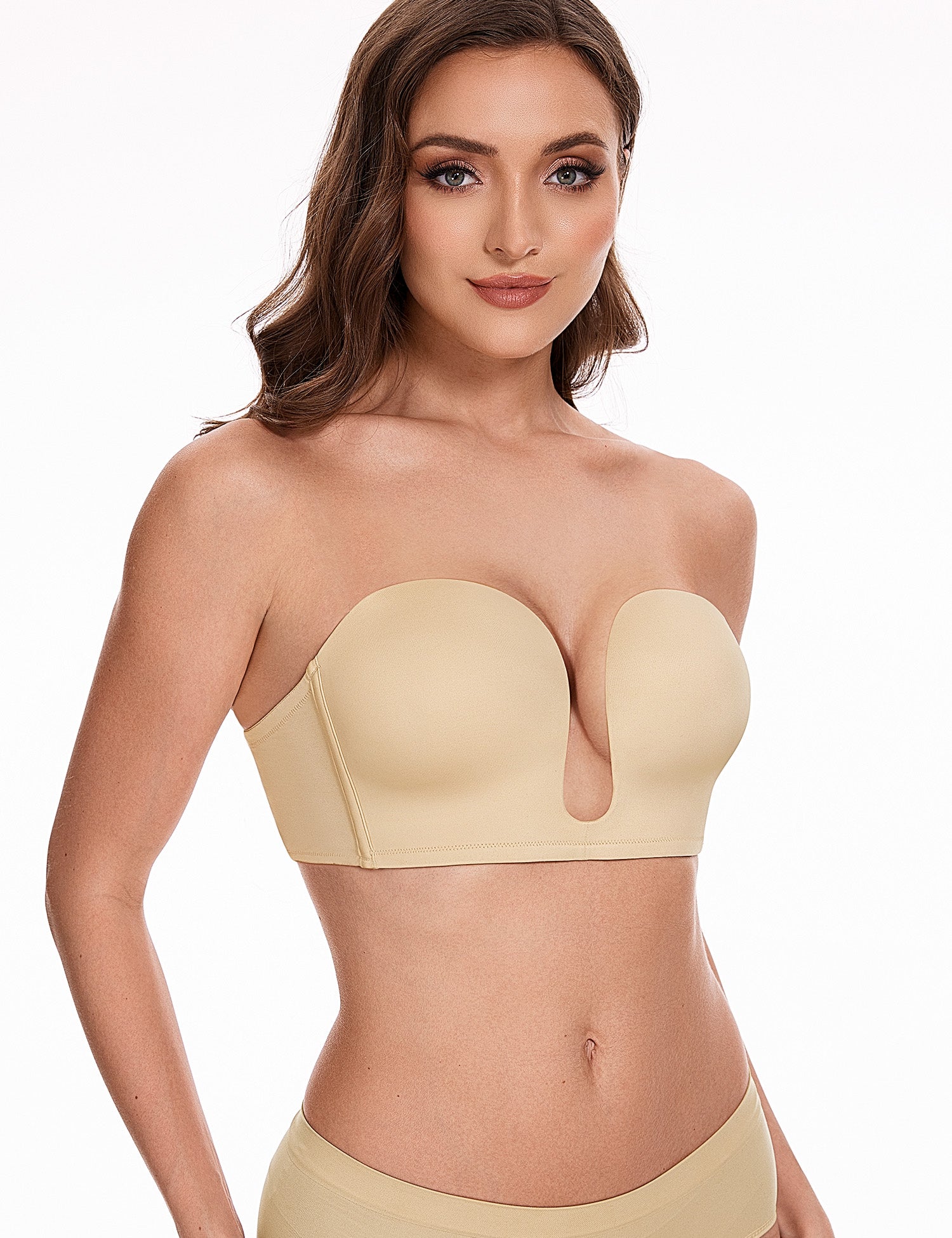 Strapless Lace Multi - Way Bra | Lightly Lined with Convertible Straps - WingsLove