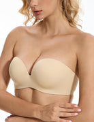 Strapless Push - Up Seamless Lift with Convertible Straps Bra - WingsLove