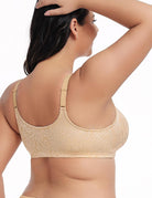 Wireless Minimizer Deep V Plus Size & Ultra - Soft Support Bra - WingsLove