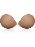 Adhesive Push-up Reusable Self Silicone Bra Milk Coffee - WingsLove