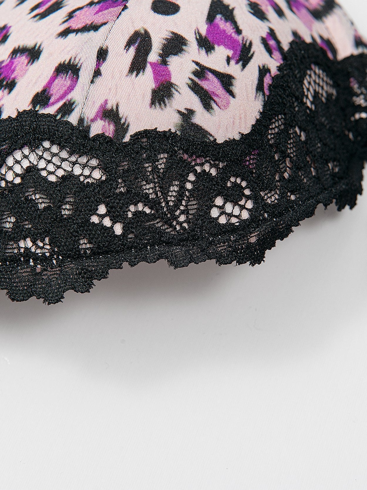 Leopard Push Up Bra Racerback Padded Underwire Sexy Lace Back - WingsLove