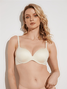Super Padded T-Shirt Bra Add Two Cups Nude - WingsLove