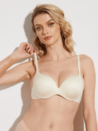 Super Padded T-Shirt Bra Add Two Cups Nude - WingsLove